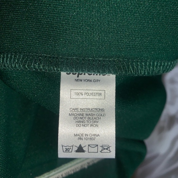 Supreme green monogram football jersey new with bag size Large - Picture 9 of 10